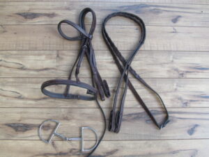 Red Barn Bridle with Reins & Bit (Cob)